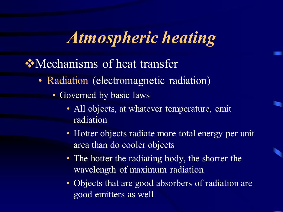 Methods of Heat Transfer